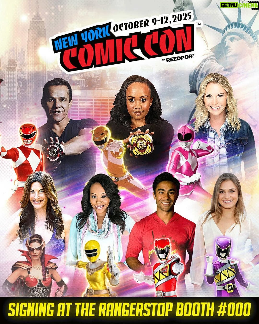 Hilary Shepard - 1K Likes - Come see us  @newyorkcomiccon Oct 9-12 ‼️We’ll be @rangerstopandpop booth‼️can’t wait to meet you all! @stevecardenaspr @karanashley @catherine_sutherland @nakiaburrise #newyorkcomiccon #powerrangers #divatox #pinkranger #redranger #yellowranger #evilqueen #spacepirate