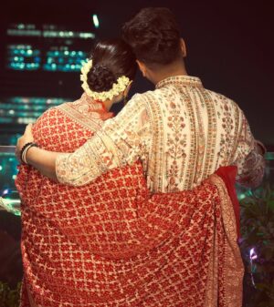 Hina Khan Instagram - Blessed 🙏🏻♥️🧿
When true love finds true hearts, the bond grows beyond boundaries. Our world revolves around each other and in every celebration, every festival, every Joy our love grows deeper and deeper. We just want to live happily in each other’s embrace and enjoy every opportunity we can find in life to celebrate what we call, Companionship.
Happy Karwa Chauth Aap Sabhi Ko!
I love you @rockyj1 ♥️🧿
This gorgeous Chunni is been gifted by my sister in law @neelamsingh.ritz ♥️
Jewellery - @mayasanghavijewels via @amigos.rizwan
Footwear @stoffastyle
Hair- @chettiarqueensly
Mehendi artist @veenanagda
📸 - @visualaffairs_va
