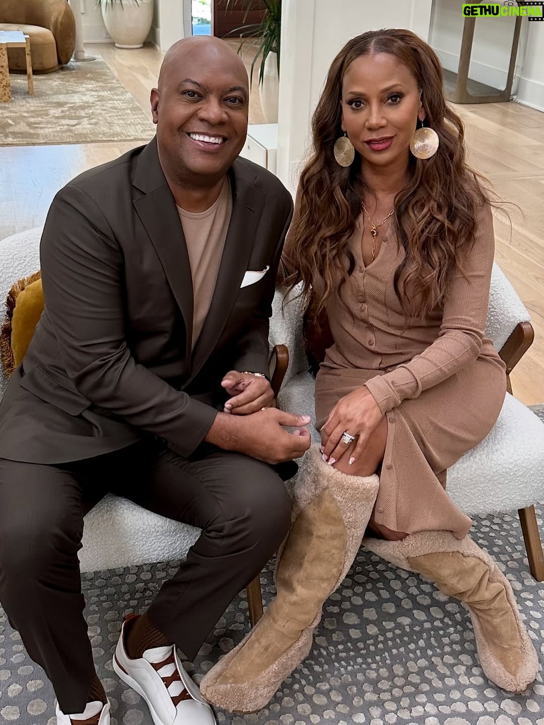 Holly Robinson Peete - 38.8K Likes - Thirty YEARS??! WOW. 💝‼️
Happy anniversary, @rodneypeete9! Daaang Can you believe we’ve spent half our lives together? (And somehow still like each other?! 😂 😜 )

These pics capture some great times—but let’s be real, they don’t show the chaos, the growth, the parenting challenges , or all the ways we’ve had to choose each other over and over and over again.

Here’s to seeing the best in each other.
To fighting with and FOR each other.
To surrounding ourselves with people who want us to WIN. 
To forgiving, loving, and laughing our way through it all.
And to still flirting after three decades. 😘

Here’s to US, dammit! 👰🏽‍♀️🤵🏾‍♂️#30YearsStrong ❤️ #HRP30 #HollyRobinsonPeete #RodneyPeete
