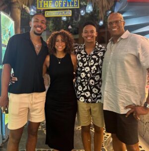 Holly Robinson Peete Instagram - Such an emotional and beautiful celebration of life for this incredible young man today— athlete, brother, son, friend, and human being, Kyle Owens. 💙🙏🏽🕯️Gone way too soon 💔but his light and legacy live on. #LoveYourJourney was his mantra, and we’re all inspired by the way he lived it every day.

Sending endless love to my dear friend Tonya, his amazing mom, and to his dad Keith and lil bro Trevor. Your strength and love are felt by everyone who knew him. 💫🤍

#LoveYourJourney #KyleOwens #ForeverInOurHearts
@itonyaowens