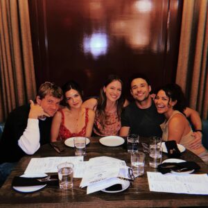 Humberly González Instagram - Officially been a week of ‘The Waterfront’ and we are still #1 worldwide🌎 
THANK YOU for watching!! 
We truly have such a fantastic team behind the lens and infront of the camera - it took a whole village to bring all that drama to life 😬

So to celebrate here is a ton of BTS so you get a glimpse of the four months of chaos and love in North Carolina🤍🌟 #TheWaterfront #Netflix