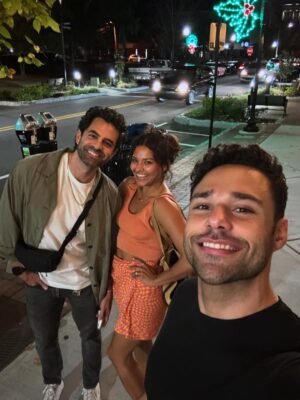 Humberly González Instagram - Officially been a week of ‘The Waterfront’ and we are still #1 worldwide🌎 
THANK YOU for watching!! 
We truly have such a fantastic team behind the lens and infront of the camera - it took a whole village to bring all that drama to life 😬

So to celebrate here is a ton of BTS so you get a glimpse of the four months of chaos and love in North Carolina🤍🌟 #TheWaterfront #Netflix