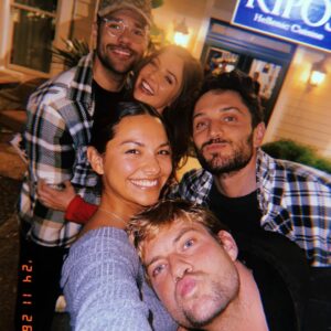 Humberly González Instagram - Officially been a week of ‘The Waterfront’ and we are still #1 worldwide🌎 
THANK YOU for watching!! 
We truly have such a fantastic team behind the lens and infront of the camera - it took a whole village to bring all that drama to life 😬

So to celebrate here is a ton of BTS so you get a glimpse of the four months of chaos and love in North Carolina🤍🌟 #TheWaterfront #Netflix