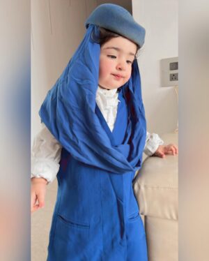 Inaaya Khan Instagram - Welcome onboard ... ✈️ No You Were Not Ready For This ....Wearing My Mumma's Uniform 🫶 
PLZ SAY MASHALLAH ♥️😘
:

#saudiairlines #inaayakhan #afshakhan