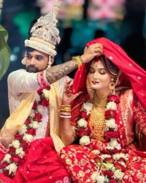 Indrani Das Instagram - ❤️❤️❤️❤️ #married #justmarried #couplegoals #love