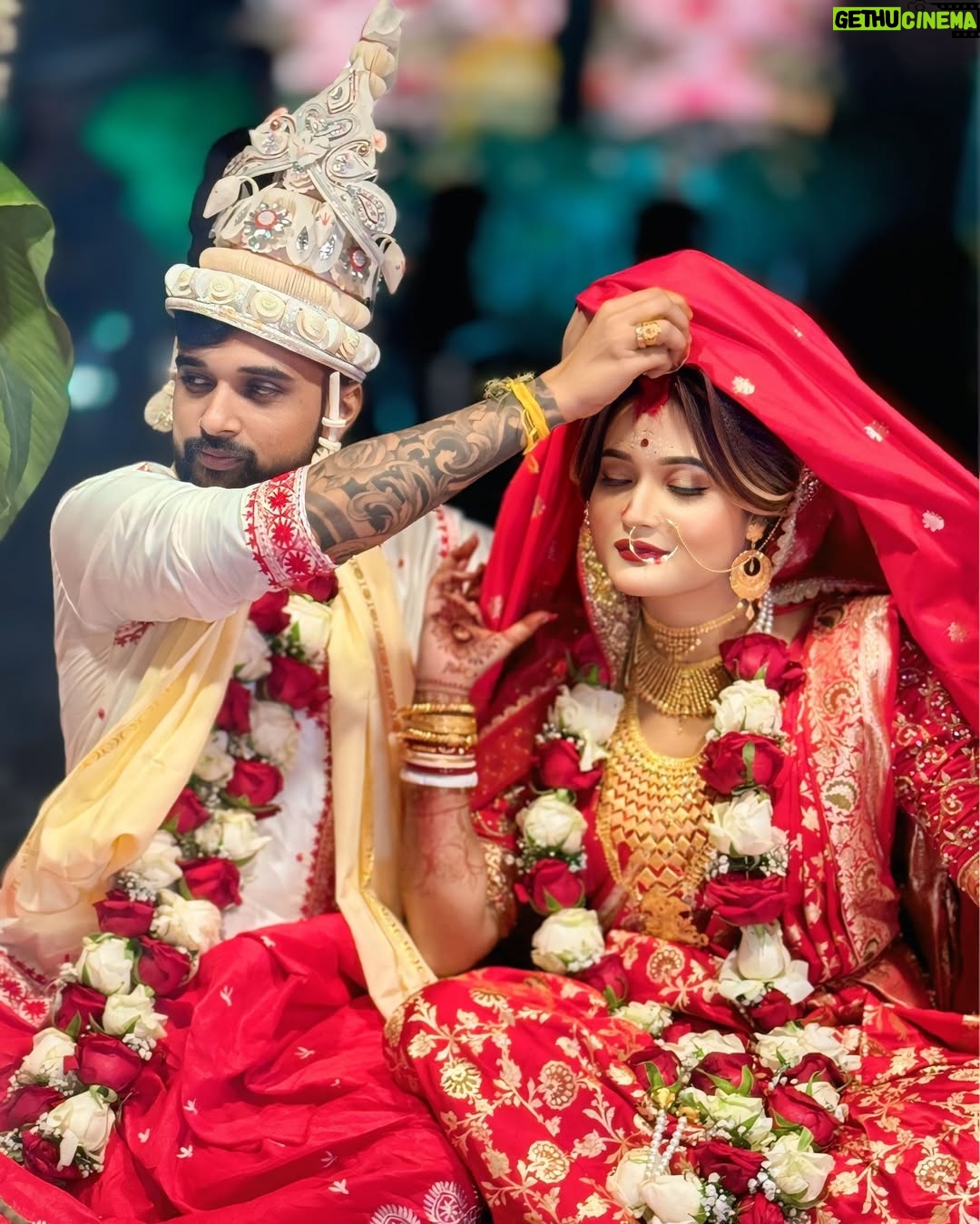 Indrani Das - 4.3K Likes - ❤️❤️❤️❤️ #married #justmarried #couplegoals #love