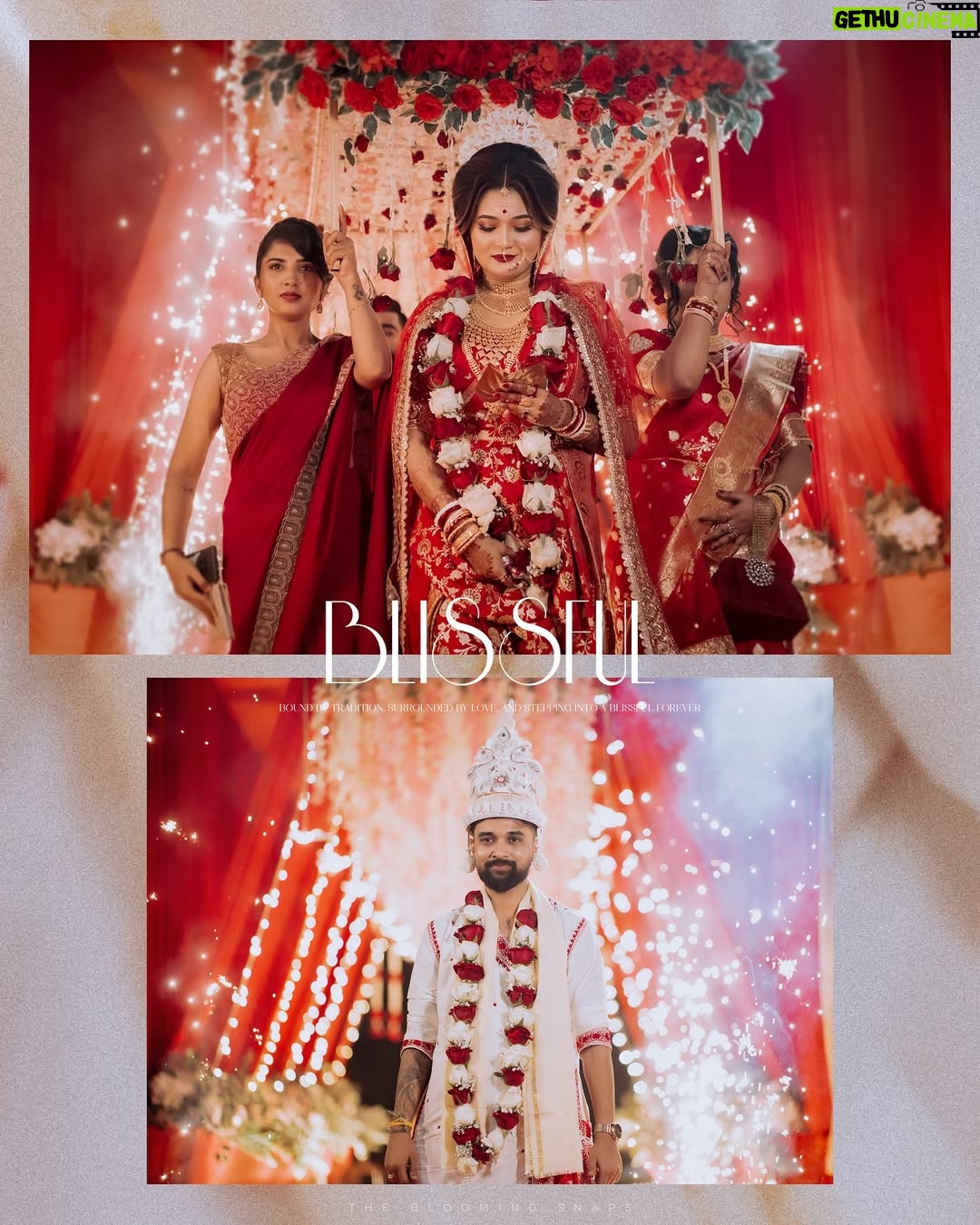 Indrani Das - 0.9K Likes - WEDDING ✨
Avik & Indrani
Photography team: The Blooming Snaps
Editing & layout: @ronis.capture 
For booking
Call : 7005677968
Whats app: 7005677968
•
#bengaliwedding #bengaliweddingphotography #bengalibridelook #agartalawedding #tripurawedding #thebloomingsnaps #agartalaphotographers #viralpost  #canoneosr5 #canon