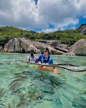 Indrani Das Instagram - “Paradise found in Seychelles—where love meets the ocean and every sunset feels like forever. ❤️🌊 #HoneymoonBliss #SeychellesMagic”