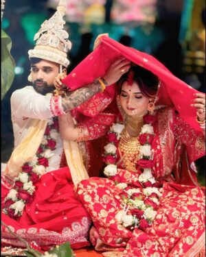 Indrani Das Instagram - ❤️❤️❤️❤️ #married #justmarried #couplegoals #love