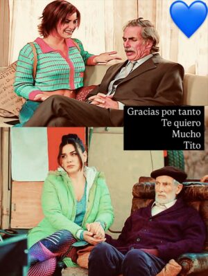 Ingrid Cruz Instagram - Gracias por la suerte de pasar por tu vida !
Gracias por tanto 
Por tus risas y consejos 
Por tus historias largas y tus silencios profundos 
Por tu mirada dulce y tu amor por actuar !!!
Te quiero mucho Tito querido 
Buen viaje 🌹