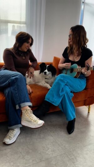 Ingrid Michaelson Instagram - Before I serve you up some holiday content…I forced @ingridmichaelson to play my favorite song from The Notebook; in which I booked the role of Rachel McAdams.