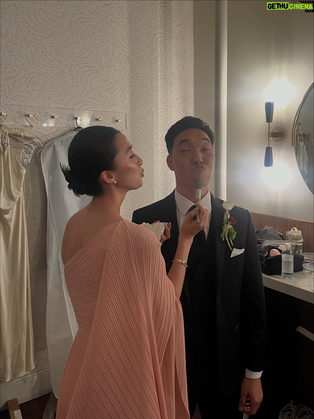 Irene Kim - 58.5K Likes - Who knew we’d both turn out alright and be lucky enough to find people who actually put up with us?😂 Watching you grow into the man you are today makes me prouder than anything I’ve ever accomplished in my life. So happy you found your person. Still can’t believe we both got married in the same year… miracles do happen 🥹 Love you both endlessly 🤍