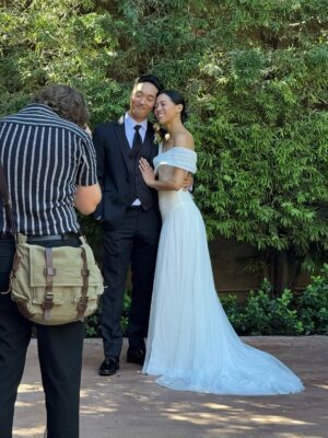 Irene Kim Instagram - Who knew we’d both turn out alright and be lucky enough to find people who actually put up with us?😂 Watching you grow into the man you are today makes me prouder than anything I’ve ever accomplished in my life. So happy you found your person. Still can’t believe we both got married in the same year… miracles do happen 🥹 Love you both endlessly 🤍