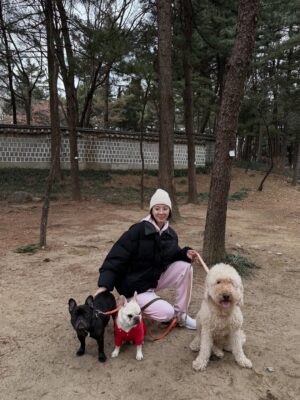 Irene Kim Instagram - Doobie, my girl ❤️ I met you through the love of my life, and from that moment I grew to love you as my own baby. Thank you for accepting me as your mommy and for bringing so much joy, warmth, and love into our lives. I wish I knew you sooner so I could spoil you more. Rest peacefully in puppy heaven, sweet angel.