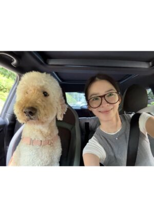 Irene Kim Instagram - Doobie, my girl ❤️ I met you through the love of my life, and from that moment I grew to love you as my own baby. Thank you for accepting me as your mommy and for bringing so much joy, warmth, and love into our lives. I wish I knew you sooner so I could spoil you more. Rest peacefully in puppy heaven, sweet angel.