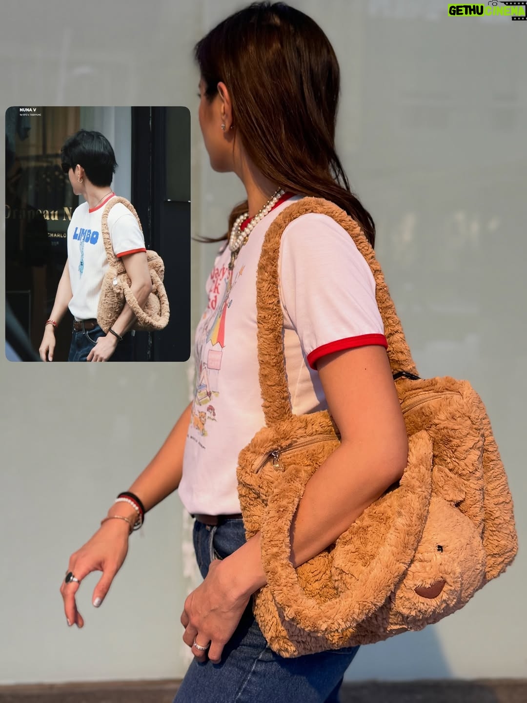 Isabel Oli - 42.7K Likes - My 💜 was yelling V-mode all day yesterday. Swipe left to see what happened at the @bangtancoffeeclub launch… perfumes that complicate choices, caps and tees that scream main character energy. So awesome meeting fellow ARMYs and all the BTS updates😅 Congratulations to @tankeelyttlelapid and @telayrobles!!!

OOTD: Wrapped myself in a bias-inspired look pulled straight from V—yes, I went full “V, but make it me”. 🐻 

📸 @nikkamgarcia