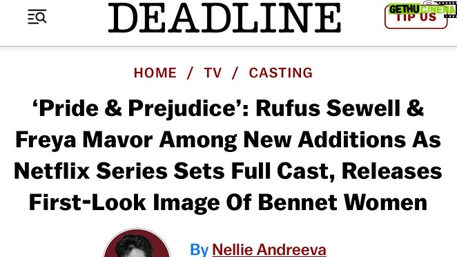 Isabella Sermon - 24.8K Likes - Very excited to join this awesome cast as Georgiana Darcy 😁
@netflixuk