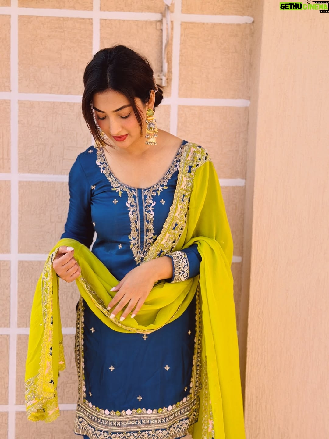 Isha Sharma - 77.7K Likes - Sunday’s special.
•
•
•
Beautiful suit - @maroonbyneha.verma 
Styled by - @arzoo.creations
Jwellery - @raunak__lifestyle
