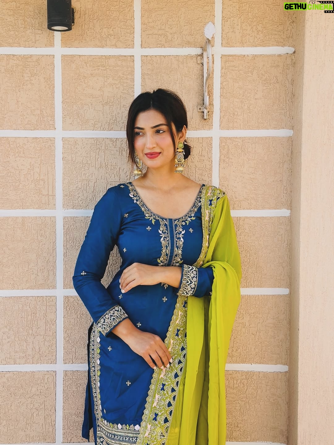 Isha Sharma - 77.7K Likes - Sunday’s special.
•
•
•
Beautiful suit - @maroonbyneha.verma 
Styled by - @arzoo.creations
Jwellery - @raunak__lifestyle