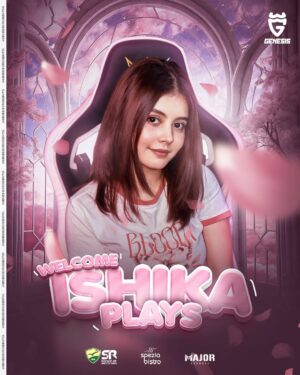Ishika Choudhary Instagram - She games. She entertains. She’s here to level up your feed.
Say hello to Ishika Plays , the newest face of #GenesisFam
Ready for chaos, clutches & content that slaps? Let’s roll.
#GenesisEsports #IshikaPlays #WelcomeToTheFam #CreatorVibes #GamingWithStyle #Genesiscroisentoi #Genesisrising