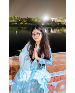 Ishika Choudhary Instagram - Jai shree Ram💜
.
.
#instagood #instagram
