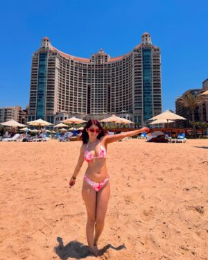 Ishita Anand Instagram - Not me sitting at home while everyone’s off to Goa, Bali, Maldives, or Greece 😩

So I did what any sane girl would do -opened my camera roll and took a deep dive into my hot girl summer archives ☀️🌴

Comment your fave fit & tell me - where are YOU escaping to this summer vacation? 👙🥵

[summer vacation, bikini inspiration, travel throwback, beach outfits, resort wear, vacation outfits, tropical holiday, swimwear styling, bikini looks, beach wear, throwback]