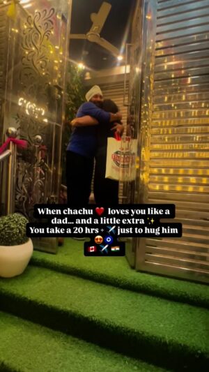 Ishmeet Kaur Instagram - Sachi Lifeline hai meri , mere #chachu š§æš„ŗ
My chachu is the best in the world ā¤ļø
He always loved me more than my dad & he always protects me from all the pain,,,, I know I can count on him for anything š§æš
.
.
.
.
.
My #backbone #mysupporter #mypride #myfamily #mychachu #mydad #lifeline #headofthefamily #hug #canadatoindia #viralvideos #instagram #reelsinstagram #ishmeetik #reelitfeelit #canada #familyfirst #missingyouā¤ļø