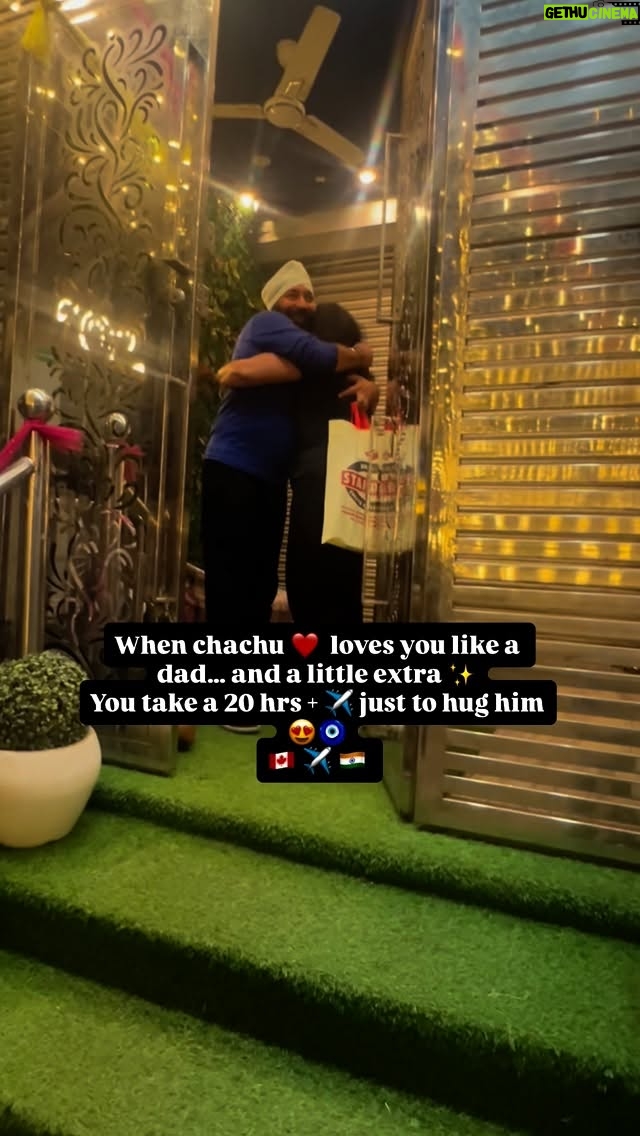 Ishmeet Kaur - 5.8K Likes - Sachi Lifeline hai meri , mere #chachu 🧿🥺 
My chachu is the best in the world ❤️
He always loved me more than my dad & he always protects me from all the pain,,,, I know I can count on him for anything 🧿🙏 
.
.
.
.
.
My #backbone #mysupporter #mypride #myfamily #mychachu #mydad #lifeline #headofthefamily #hug #canadatoindia #viralvideos #instagram #reelsinstagram #ishmeetik #reelitfeelit #canada #familyfirst #missingyou❤️