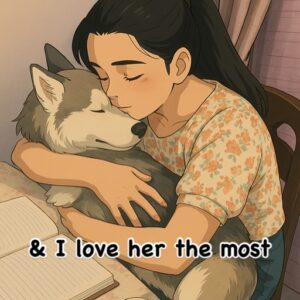 Ishmeet Kaur Instagram - #happymothersday ❤️😘🧿
.
.
.
I’m my moms ladlaaa Kamina 😈
.
.
If you have any doubts go chk my profile bro
.
.
Aise hee Nai insta ka gunda bolte Mujhe 😎
Thanks to @s.n.e.h.a_4634 diii for creating this #ghibli trend pics for us ❤️🧿❤️😘
.
.
#dogprofile #dogsofinstagram #dogslife #doggo #momsarethebest #siberianhusky #husky #dogmom #dogsofinsta