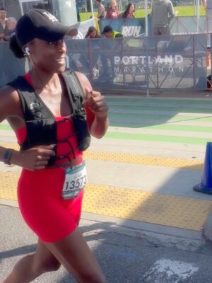 Issa Rae Instagram - went to Portland to run a marathon🏃🏾‍♀️🏁
—
(to my girl who asked for a picture right after, i’m so sorry. I was very in pain and very ugly. thank you for understanding)
((thank you to @justaba for inspiring me))
(((thank you to my man 🥰)))