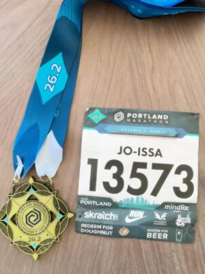 Issa Rae Instagram - went to Portland to run a marathon🏃🏾‍♀️🏁
—
(to my girl who asked for a picture right after, i’m so sorry. I was very in pain and very ugly. thank you for understanding)
((thank you to @justaba for inspiring me))
(((thank you to my man 🥰)))