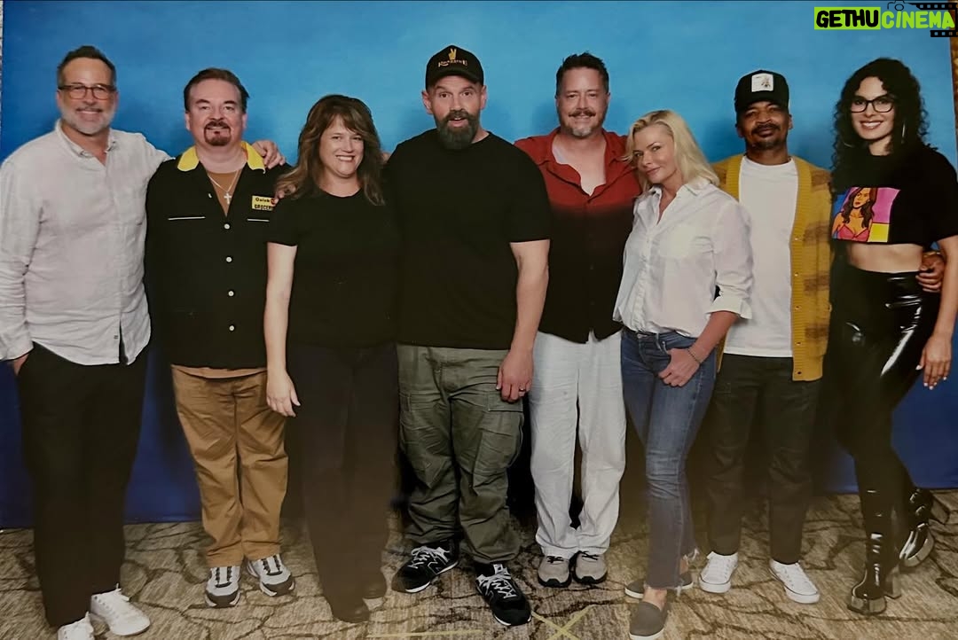 Jaime Pressly - 8.9K Likes - This past weekend was one for the books. The gang was back together in the Smokey Mountains to celebrate the 20 yr anniversary of our show @mynameisearl with the fans and it was absolutely incredible! Always good to hang with old friends too like the cast of Mall Rats and so many others. During our Earl panel with the fans many questions were asked from the audience, but the main question was and always is, what happened at the end? Who is Earl Jr’s real father? Then they started chanting “bring back Earl” and even started a petition at change.org to get a movie made so that we can bring closure to a story that was cut short and a show that ended far too soon. What an amazing group of fans we have. Thank you to all of you who remain so loyal to our beloved show. It was truly the time of all of our lives.🙏 #mynameisearl #smokeymountains #20yearanniversary #convention #fans #love #gratitude #weloveyou #❤
