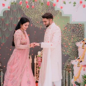 Janani Iyer Instagram - Now and Forever 💍❤️♾️🧿
.
.
.
Photography- @vividcaptures_official
Make up- @artistrybyolivia @olivia.anugraha
Outfit- @nirali_design_house
Jewellery- @challani_jewellery
Decor- @redthreadeventz
Plates- @thambulaaa
#Janani #RoshanShyam #TheRoJaSaga #ChennaiWeddings #TamilWedding #IndianBride
#SouthIndianBride #EngagementShoot #PreWeddingPhotoshoot #WeddingPhotography
#LoveStory #BrideToBe #CoupleGoals #CinematicWedding #ReelsIndia #vividcaptures