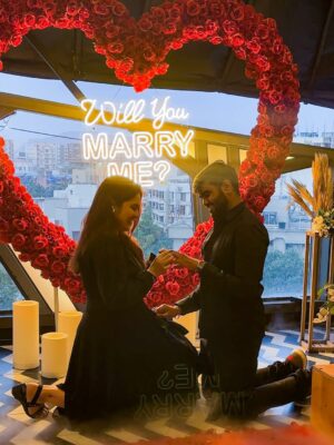 Janavi Jain Instagram - One month to this day and can’t believe it still you are my husband to be 🤯🤯🥹🤭❤️🧿
Making me believe in love , laughter and calmness. You’ve outgrown yourself just for me and i know it.
I love you then , i love you now and will love you forever 🥹❤️🧚🏻♀️🧿
.
#justjaanforeverandhumesha 🥹❤️