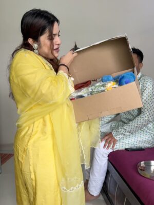 Janavi Jain Instagram - Happy rakhiii 🧚🏻♀️💕😍✨🎀