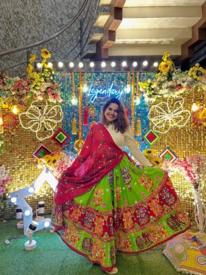 Janavi Jain Instagram - Are you ready for #Navratri2025 🤩✨🪷🦚💕🫶🏻