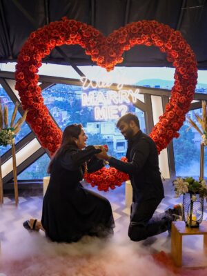 Janavi Jain Instagram - One month to this day and can’t believe it still you are my husband to be 🤯🤯🥹🤭❤️🧿
Making me believe in love , laughter and calmness. You’ve outgrown yourself just for me and i know it.
I love you then , i love you now and will love you forever 🥹❤️🧚🏻♀️🧿
.
#justjaanforeverandhumesha 🥹❤️
