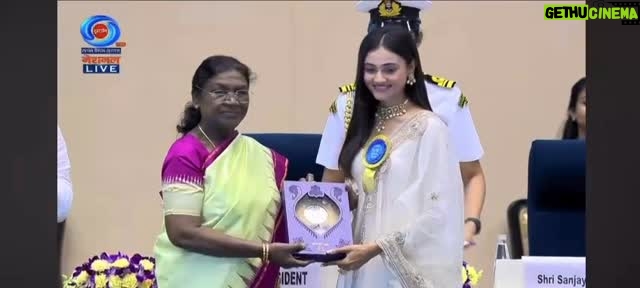 Janki Bodiwala - 397.1K Likes - Humbled and grateful. Received my first National award for best supporting actress for Vash. As they say, first is always special, so is this one. Thank you all.🫶🏼🪷🙏🏻