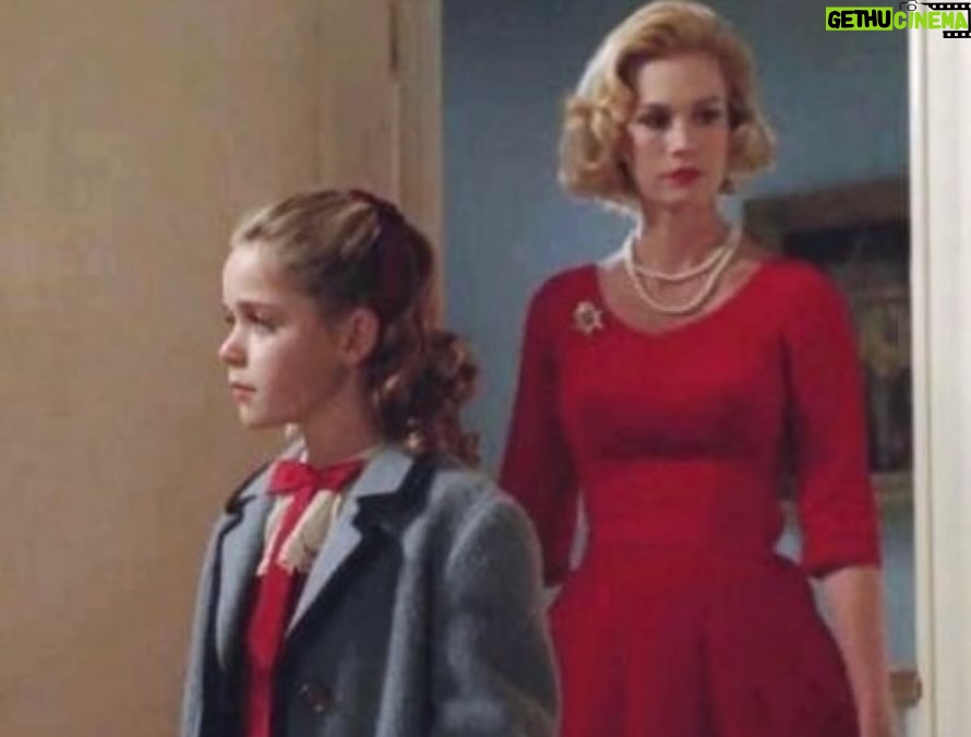 January Jones - 69.2K Likes - Matthew Weiner texted me this morning to inform me that Mad Men wrapped 10yrs ago today. God what a gift that show was/is. 
The costumes, the sets, the crew, the actors, the WRITING. The artistry in every department. 
So many memories it’s hard to pick, I was a baby but it’s all still so vivid in my mind. I always tried to request more challenge but less lines haha. I wanted to be a face actor, I don’t love my voice so I tried to lower my register for Betty. I liked the fear that I may fail. But Matt never let me fall. The maestro in every sense. Thank you to all the fans, from the beginning, and all the new fans as well. I miss her.