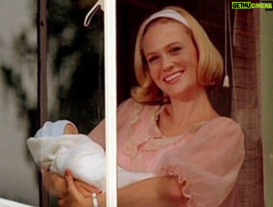 January Jones - 69.2K Likes - Matthew Weiner texted me this morning to inform me that Mad Men wrapped 10yrs ago today. God what a gift that show was/is. 
The costumes, the sets, the crew, the actors, the WRITING. The artistry in every department. 
So many memories it’s hard to pick, I was a baby but it’s all still so vivid in my mind. I always tried to request more challenge but less lines haha. I wanted to be a face actor, I don’t love my voice so I tried to lower my register for Betty. I liked the fear that I may fail. But Matt never let me fall. The maestro in every sense. Thank you to all the fans, from the beginning, and all the new fans as well. I miss her.
