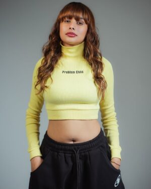 Janvi Sikaria Instagram - I think my parents put the quote on this turtleneck ☺️