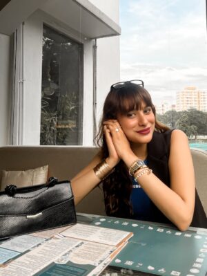Janvi Sikaria Instagram - she loves turning streetwear into workwear and juggling between business events and cute cafès