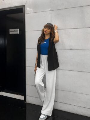 Janvi Sikaria Instagram - she loves turning streetwear into workwear and juggling between business events and cute cafès