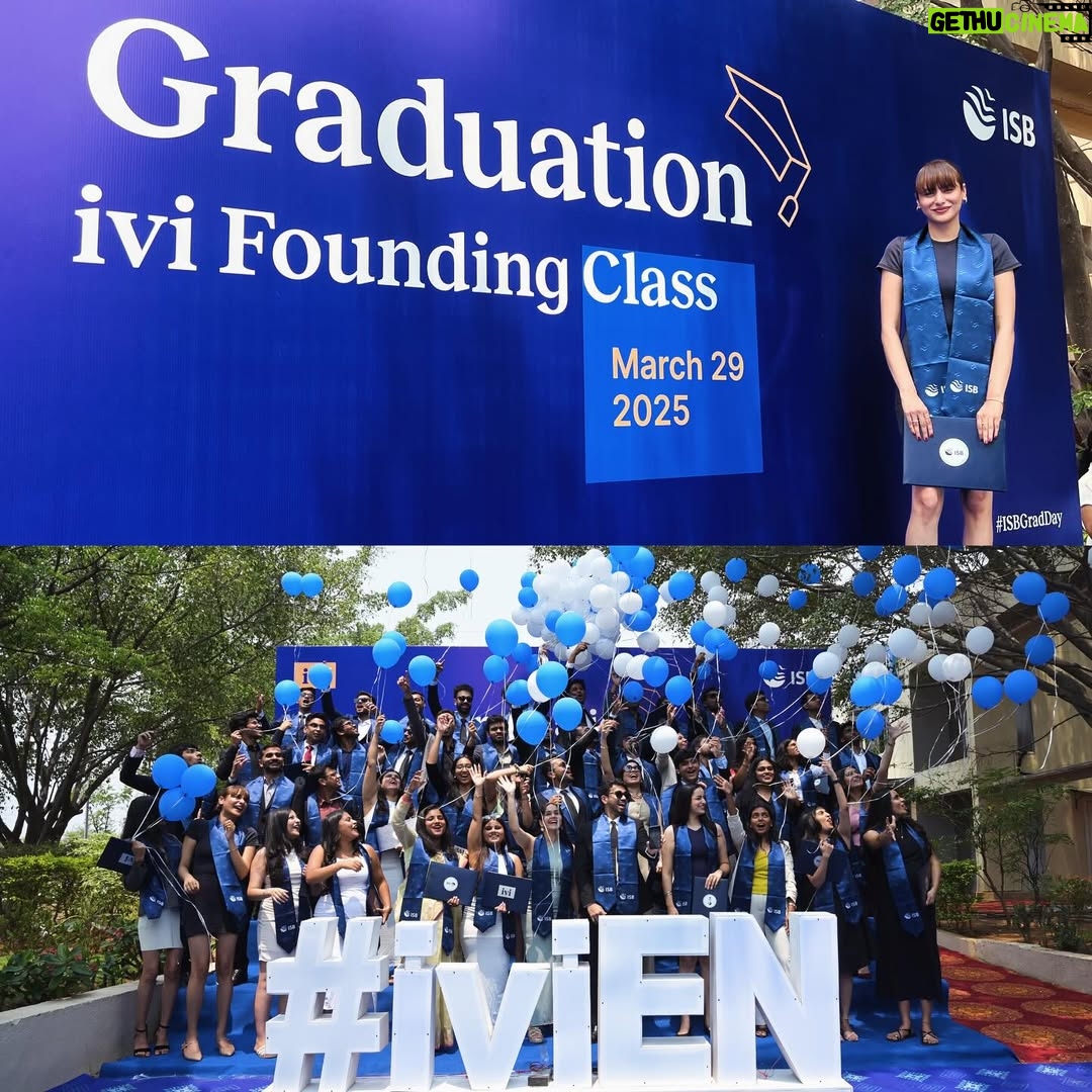 Janvi Sikaria - 808 Likes - @isbindia thank you for possibly the best 6 months of my life 
#GraduationDay ⭐️
