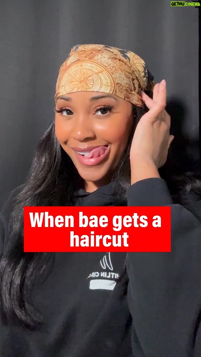 Jasmine Luv - 23.8K Likes - I’m officially banned at the barbershop now 🤷🏽‍♀️😂 But can you blame me!!! @tallguycarreviews_ 

Barber: @chilljosh