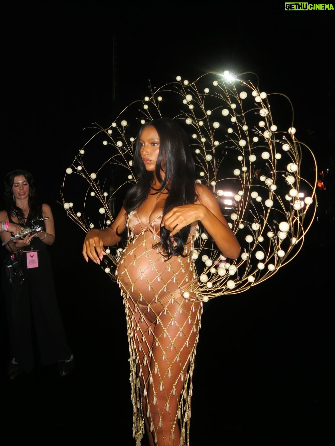 Jasmine Tookes - 427.3K Likes - I’ve been walking the Victoria’s Secret Fashion Show since 2012… and never in a million years did I think I would open it,  especially among so many of the iconic and incredible women who have defined this brand.

This moment felt out of sight in every way. At nine months pregnant, I didn’t expect to even get the call, but when I did, and Adam shared the story, the symbolism of Venus, the strength, the rebirth, the divine feminine energy woven through it, I knew it was exactly where I was meant to be. 🥹

VS has been such a meaningful part of my career, and to witness the brand’s evolution, its growth, its renewed sense of purpose, has been nothing short of magical. The outpouring of love and support from so many of you has moved me more than I can ever say. I was trying so hard to not cry down the runway.

To my doctors, family and everyone who helped keep me and baby safe through this journey, thank you from the bottom of my heart. I truly didn’t think this would be possible… but we did it & In heels!!! 

I’ve always believed in the power of manifestation and goddess energy…maybe I called this one in a little too strongly. 😉

And to @adamselman… what an angel you are. When you told me the news, I was in absolute shock and tears, I think I couldn’t even speak. I still remember walking your very first Adam Selman show in 2014, and to stand here a decade later, sharing this moment together, feels so full circle. I’m forever grateful to have represented @victoriassecret again in such an impactful, history-making way.

It took me a while to even find the words, because every time I think about it, I get emotional. If you told 14-year-old Jasmine, the girl who had every VS Angel on her school binder, that she would one day not only walk the show nine times, but open it, pregnant, as the embodiment of Venus herself… she wouldn’t have believed a single word.

But every step, every show, every lesson led me right here.

Thank you to every VS fan, I see all of your videos & messages and I’m truly over the moon. 

Thank you @piergiorgio & the entire VS team!

A few short weeks until baby boy arrives, and I can’t wait for him to see this one day. 

LOVE YOU ALL!!!
