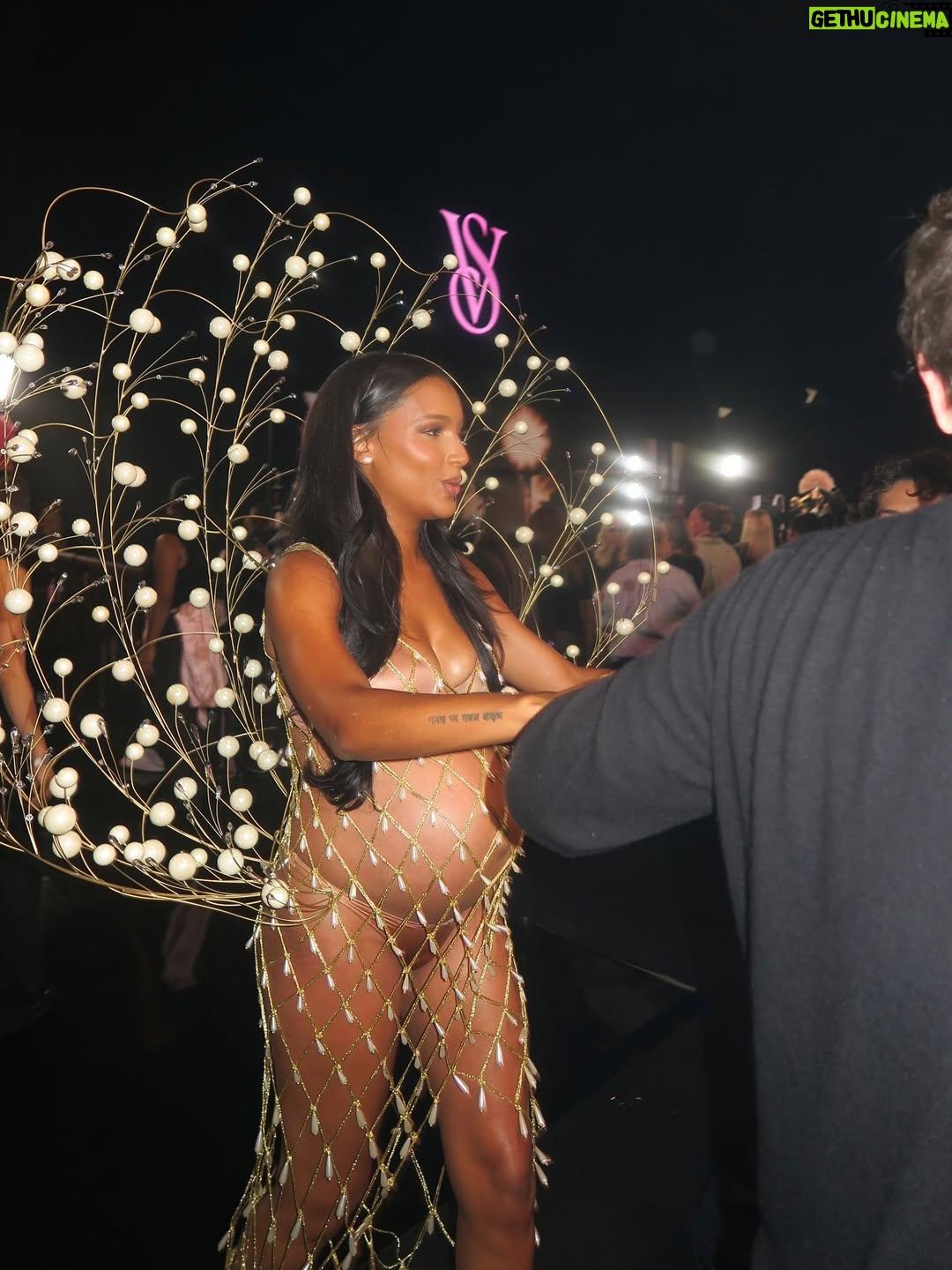 Jasmine Tookes - 427.3K Likes - I’ve been walking the Victoria’s Secret Fashion Show since 2012… and never in a million years did I think I would open it,  especially among so many of the iconic and incredible women who have defined this brand.

This moment felt out of sight in every way. At nine months pregnant, I didn’t expect to even get the call, but when I did, and Adam shared the story, the symbolism of Venus, the strength, the rebirth, the divine feminine energy woven through it, I knew it was exactly where I was meant to be. 🥹

VS has been such a meaningful part of my career, and to witness the brand’s evolution, its growth, its renewed sense of purpose, has been nothing short of magical. The outpouring of love and support from so many of you has moved me more than I can ever say. I was trying so hard to not cry down the runway.

To my doctors, family and everyone who helped keep me and baby safe through this journey, thank you from the bottom of my heart. I truly didn’t think this would be possible… but we did it & In heels!!! 

I’ve always believed in the power of manifestation and goddess energy…maybe I called this one in a little too strongly. 😉

And to @adamselman… what an angel you are. When you told me the news, I was in absolute shock and tears, I think I couldn’t even speak. I still remember walking your very first Adam Selman show in 2014, and to stand here a decade later, sharing this moment together, feels so full circle. I’m forever grateful to have represented @victoriassecret again in such an impactful, history-making way.

It took me a while to even find the words, because every time I think about it, I get emotional. If you told 14-year-old Jasmine, the girl who had every VS Angel on her school binder, that she would one day not only walk the show nine times, but open it, pregnant, as the embodiment of Venus herself… she wouldn’t have believed a single word.

But every step, every show, every lesson led me right here.

Thank you to every VS fan, I see all of your videos & messages and I’m truly over the moon. 

Thank you @piergiorgio & the entire VS team!

A few short weeks until baby boy arrives, and I can’t wait for him to see this one day. 

LOVE YOU ALL!!!