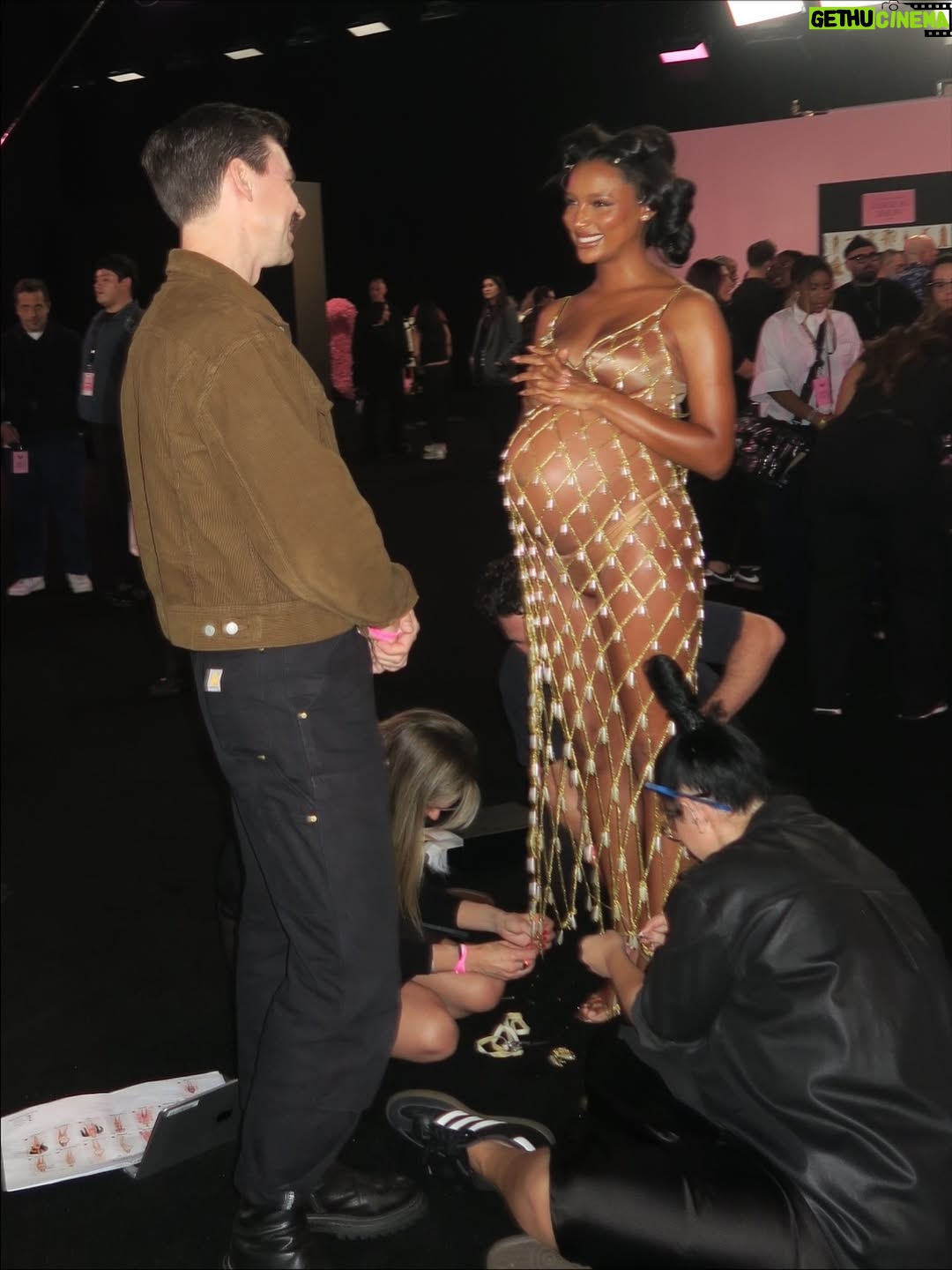 Jasmine Tookes - 427.3K Likes - I’ve been walking the Victoria’s Secret Fashion Show since 2012… and never in a million years did I think I would open it,  especially among so many of the iconic and incredible women who have defined this brand.

This moment felt out of sight in every way. At nine months pregnant, I didn’t expect to even get the call, but when I did, and Adam shared the story, the symbolism of Venus, the strength, the rebirth, the divine feminine energy woven through it, I knew it was exactly where I was meant to be. 🥹

VS has been such a meaningful part of my career, and to witness the brand’s evolution, its growth, its renewed sense of purpose, has been nothing short of magical. The outpouring of love and support from so many of you has moved me more than I can ever say. I was trying so hard to not cry down the runway.

To my doctors, family and everyone who helped keep me and baby safe through this journey, thank you from the bottom of my heart. I truly didn’t think this would be possible… but we did it & In heels!!! 

I’ve always believed in the power of manifestation and goddess energy…maybe I called this one in a little too strongly. 😉

And to @adamselman… what an angel you are. When you told me the news, I was in absolute shock and tears, I think I couldn’t even speak. I still remember walking your very first Adam Selman show in 2014, and to stand here a decade later, sharing this moment together, feels so full circle. I’m forever grateful to have represented @victoriassecret again in such an impactful, history-making way.

It took me a while to even find the words, because every time I think about it, I get emotional. If you told 14-year-old Jasmine, the girl who had every VS Angel on her school binder, that she would one day not only walk the show nine times, but open it, pregnant, as the embodiment of Venus herself… she wouldn’t have believed a single word.

But every step, every show, every lesson led me right here.

Thank you to every VS fan, I see all of your videos & messages and I’m truly over the moon. 

Thank you @piergiorgio & the entire VS team!

A few short weeks until baby boy arrives, and I can’t wait for him to see this one day. 

LOVE YOU ALL!!!