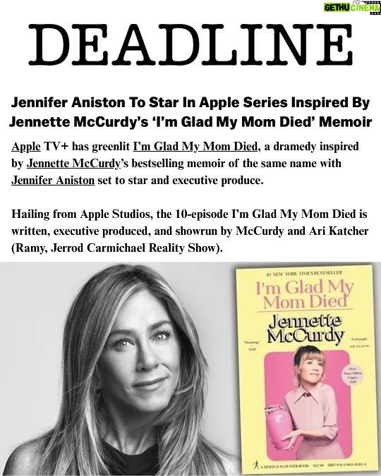 Jennette McCurdy - 245.5K Likes - so excited   honored that i get to create, write, and showrun this show and work with this incredible group of people. @appletv @jenniferaniston @sharonhorgan @luckychap