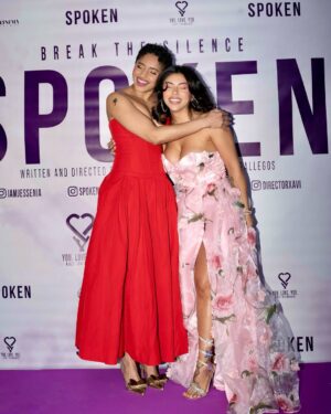 Jessenia Gallegos Instagram - OUT NOW- LlNK lN BlO to WATCH — 
Still on a high from the NYC premiere of SPOKEN @spokenmovieofficial 💫💜 at @republicrecords 

Watching this labor of love unfold on the big screen — a purpose-driven film brought to life by a powerful collective of talent — and experiencing it surrounded by so many loving, supportive souls was nothing short of overwhelming in the most beautiful way.

SPOKEN @spokenmovieofficial isn’t just a film — it’s a movement. It was created for every person who has ever been bullied, silenced, battled with their mental health, or endured abuse. This story is about finding your voice again. About realizing that healing is possible. About knowing you’re not alone.

What started as pain transformed into purpose. And now, I hope it helps others feel seen, heard, and empowered.

Heres a glimpse of the vibes that night on the step & repeat. Together it was a celebration of resilience.
The work continues.

If you want to watch the film LlNK lN Bl0. 

Big thanks to @republicrecords for such a memorable night. And to my co-producer / co-director @directorxavi 🎥 

PHOTOS: @lit.visions 

#SpokenTheFilm #MentalHealthAwareness #BreakTheSilence #HealingThroughArt #dvsurvivor #dvawareness #healingjourney